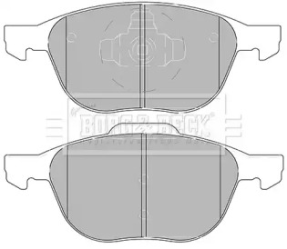 Комплект тормозных колодок BORG & BECK BBP2456