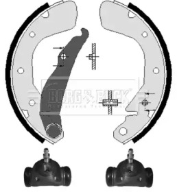 Комлект тормозных накладок BORG & BECK BBS1025K