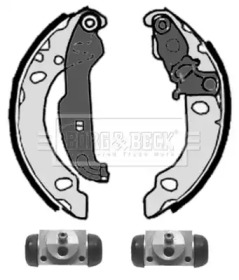 Комплект тормозных колодок BORG & BECK BBS1038K