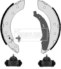 Комлект тормозных накладок BORG & BECK BBS1039K