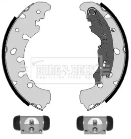 Комплект тормозных колодок BORG & BECK BBS1081K