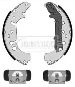 Комплект тормозных колодок BORG & BECK BBS1089K