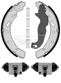 Комлект тормозных накладок BORG & BECK BBS1114K