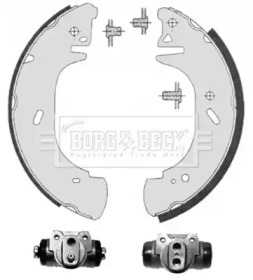 Комлект тормозных накладок BORG & BECK BBS1121K