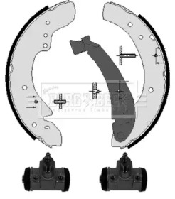 Комлект тормозных накладок BORG & BECK BBS1125K