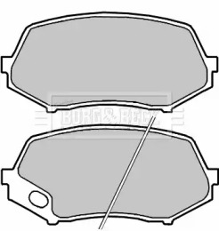 Комплект тормозных колодок BORG & BECK BBP2258