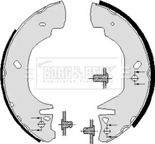 Комлект тормозных накладок BORG & BECK BBS6024