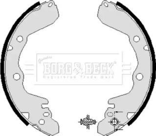 Комлект тормозных накладок BORG & BECK BBS6038