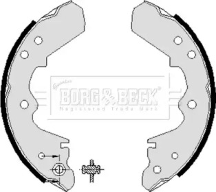 Комлект тормозных накладок BORG & BECK BBS6042