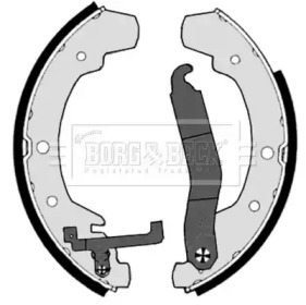 Комлект тормозных накладок BORG & BECK BBS6043