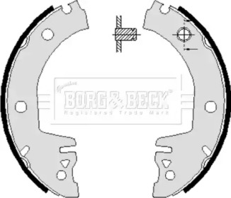 Комлект тормозных накладок BORG & BECK BBS6061