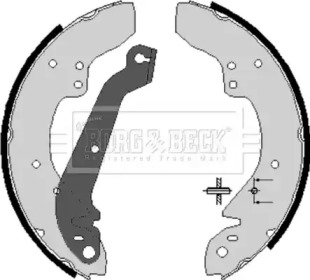 Комлект тормозных накладок BORG & BECK BBS6064