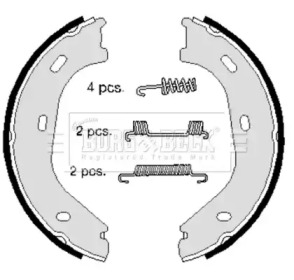 Комлект тормозных накладок BORG & BECK BBS6070