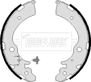 Комплект тормозных колодок BORG & BECK BBS6071