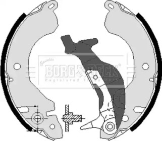 Комлект тормозных накладок BORG & BECK BBS6117