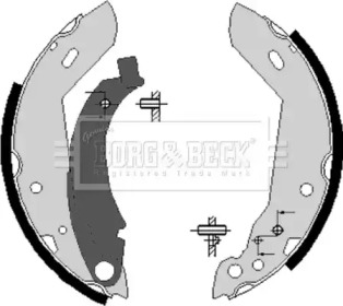 Комлект тормозных накладок BORG & BECK BBS6140