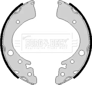 Комлект тормозных накладок BORG & BECK BBS6160