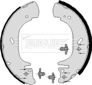 Комлект тормозных накладок BORG & BECK BBS6190