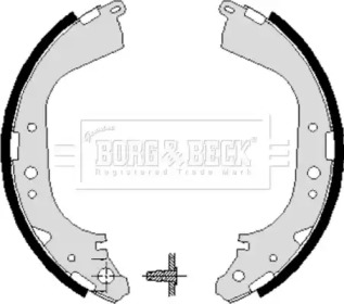 Комлект тормозных накладок BORG & BECK BBS6193