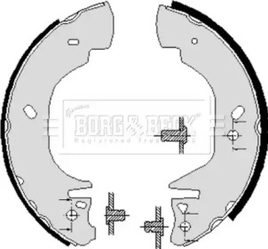 Комлект тормозных накладок BORG & BECK BBS6194