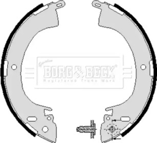 Комлект тормозных накладок BORG & BECK BBS6197