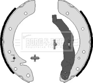 Комлект тормозных накладок BORG & BECK BBS6198