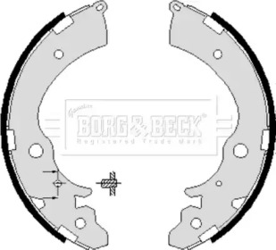 Комлект тормозных накладок BORG & BECK BBS6218