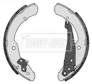 Комлект тормозных накладок BORG & BECK BBS6230