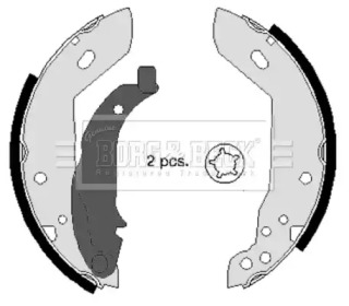 Комлект тормозных накладок BORG & BECK BBS6240