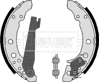 Комлект тормозных накладок BORG & BECK BBS6248