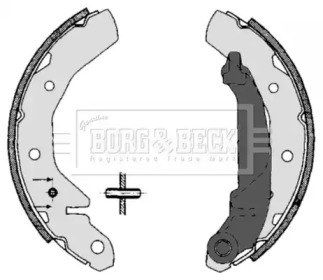 Комлект тормозных накладок BORG & BECK BBS6270