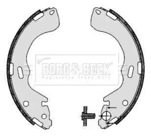 Комлект тормозных накладок BORG & BECK BBS6278