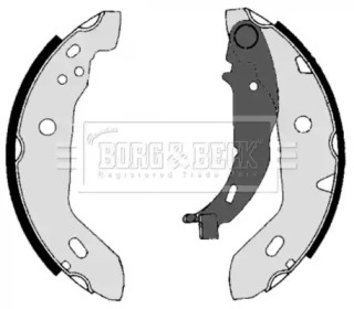 Комлект тормозных накладок BORG & BECK BBS6279