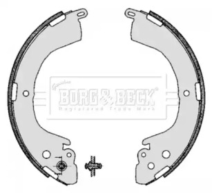 Комлект тормозных накладок BORG & BECK BBS6281