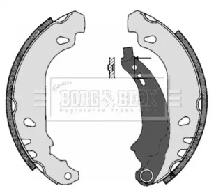 Комлект тормозных накладок BORG & BECK BBS6283