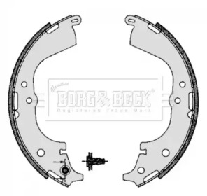 Комлект тормозных накладок BORG & BECK BBS6291