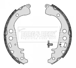 Комлект тормозных накладок BORG & BECK BBS6294