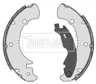 Комлект тормозных накладок BORG & BECK BBS6302