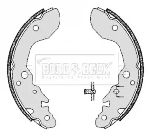 Комлект тормозных накладок BORG & BECK BBS6304