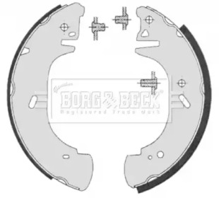 Комлект тормозных накладок BORG & BECK BBS6325