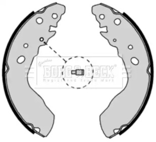 Комлект тормозных накладок BORG & BECK BBS6338