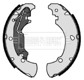 Комлект тормозных накладок BORG & BECK BBS6352