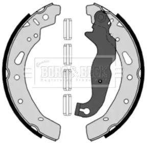 Комлект тормозных накладок BORG & BECK BBS6407