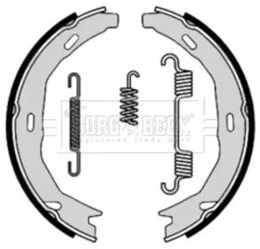 Комлект тормозных накладок BORG & BECK BBS6408