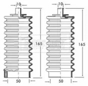 Пыльник, рулевое управление BORG & BECK BSG3160
