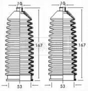 Пыльник, рулевое управление BORG & BECK BSG3177