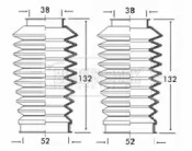 Пыльник, рулевое управление BORG & BECK BSG3189