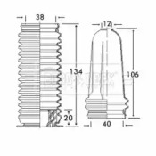 Пыльник BORG & BECK BSG3198