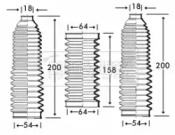 Пыльник, рулевое управление BORG & BECK BSG3221
