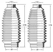 Пыльник, рулевое управление BORG & BECK BSG3236